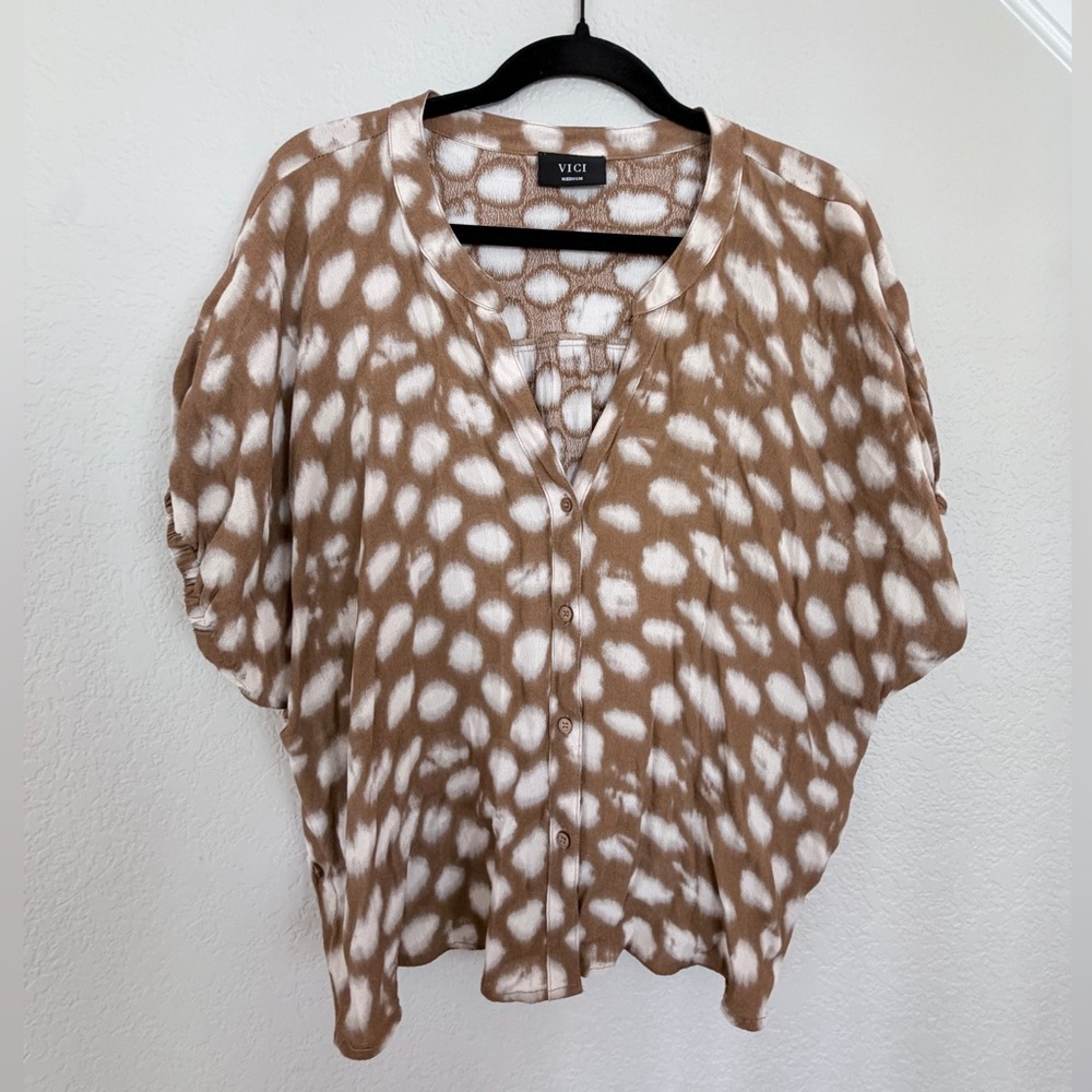 Vici polka dot blouse